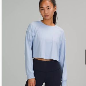 Lululemon train cropped long sleeve